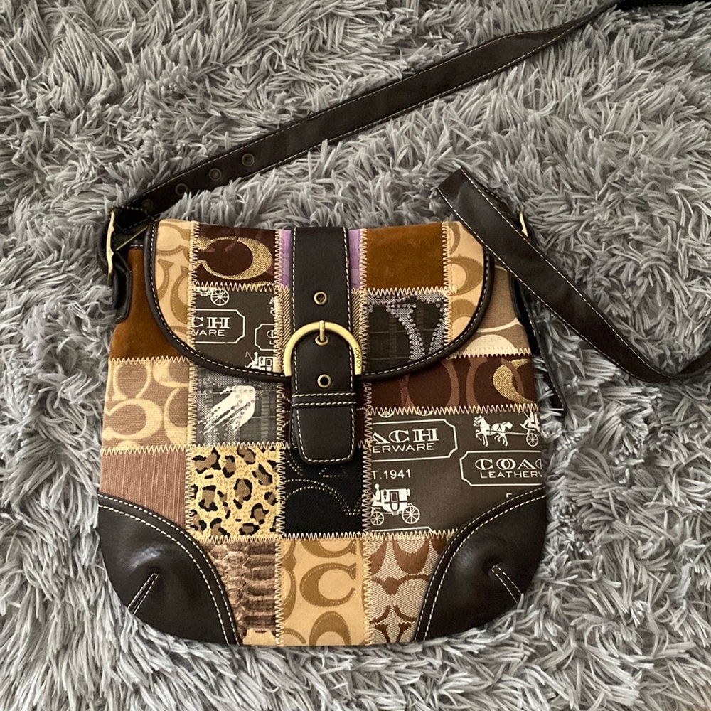Coach patchwork purse